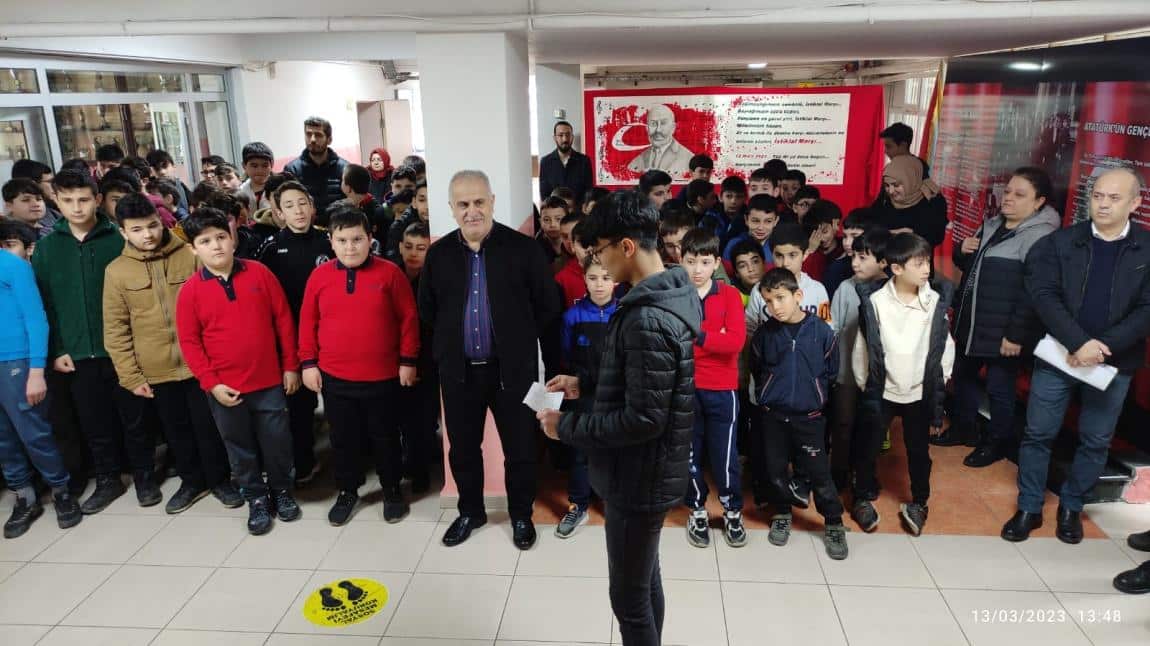 Okulumuzda 12 Mart İstiklal Marşı'nın Kabulü ve Mehmet Akif Ersoy'u Anma Töreni Düzenlendi