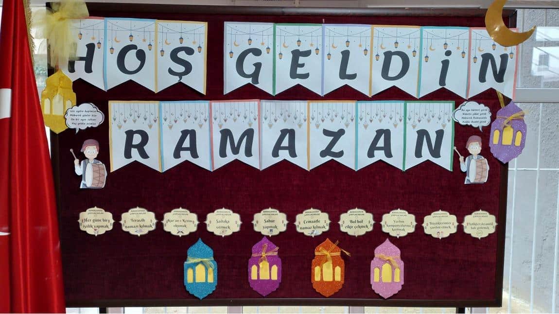 Okulumuzda Ramazan Ayı Etkinlik Köşesi Oluşturuldu
