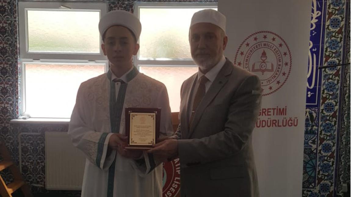 Anadolu İmam Hatip Lisesi Öğrencileri Arası ‘Genç Hatipler’ Hutbe Okuma Yarışması Türkiye 1. Bölge Finalindeki derecemiz